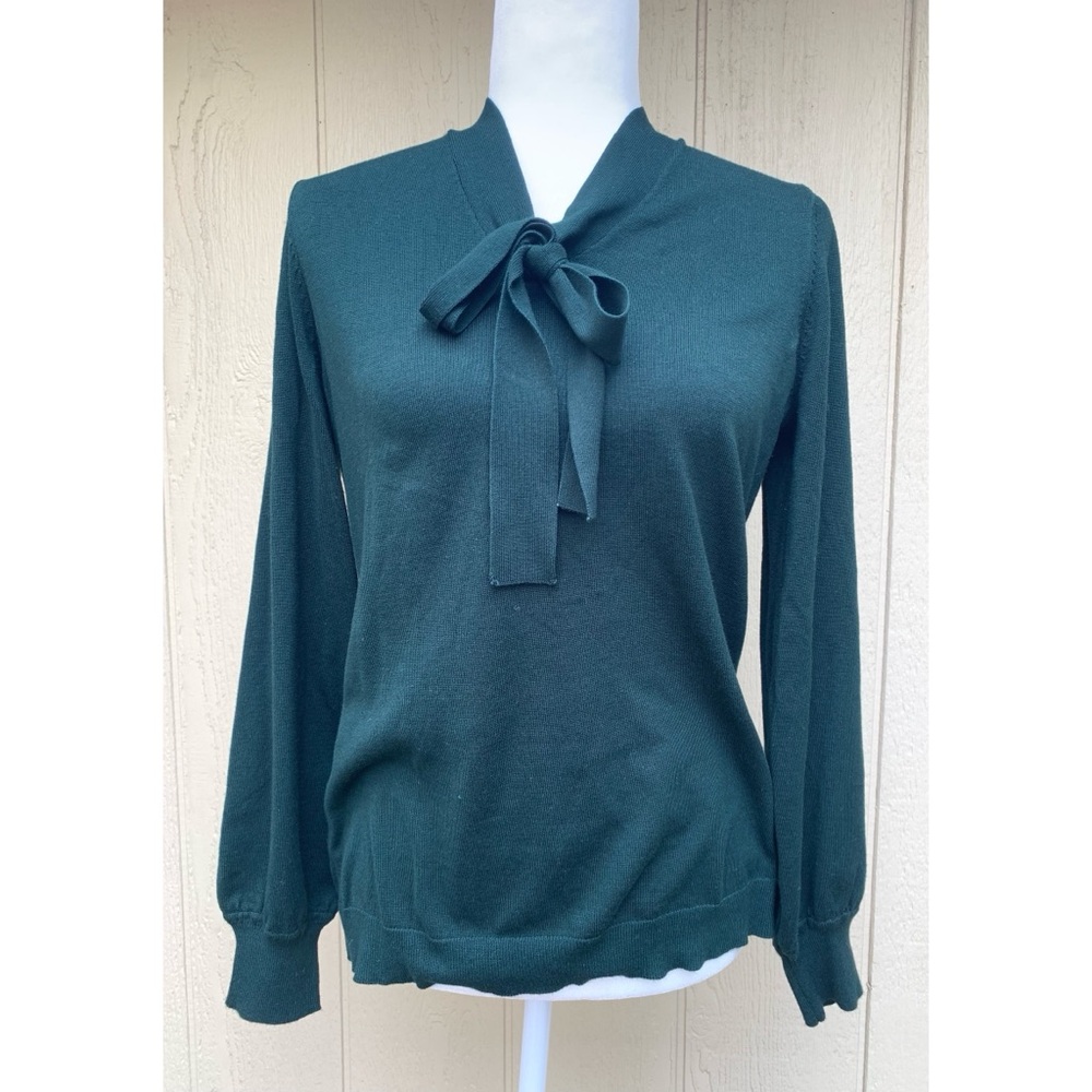 Nordstrom Adrianna Papell Dark Green Sweater  Medium